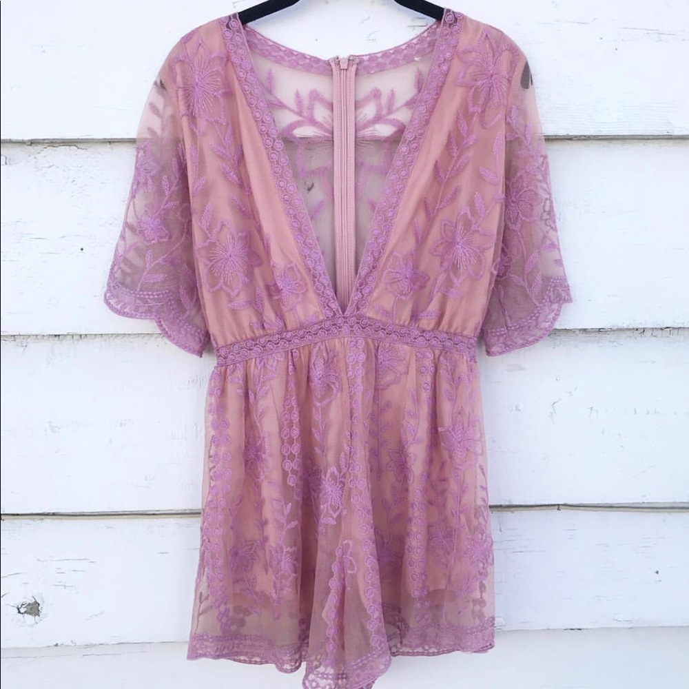Bohemian Floral Romper